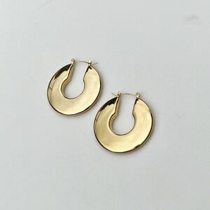 New! “Laura” Large Gold Hoop Earrings